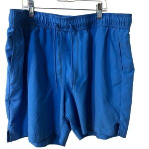 George Men's Royal Blue Athletic Swim Shorts Size Large 36-38